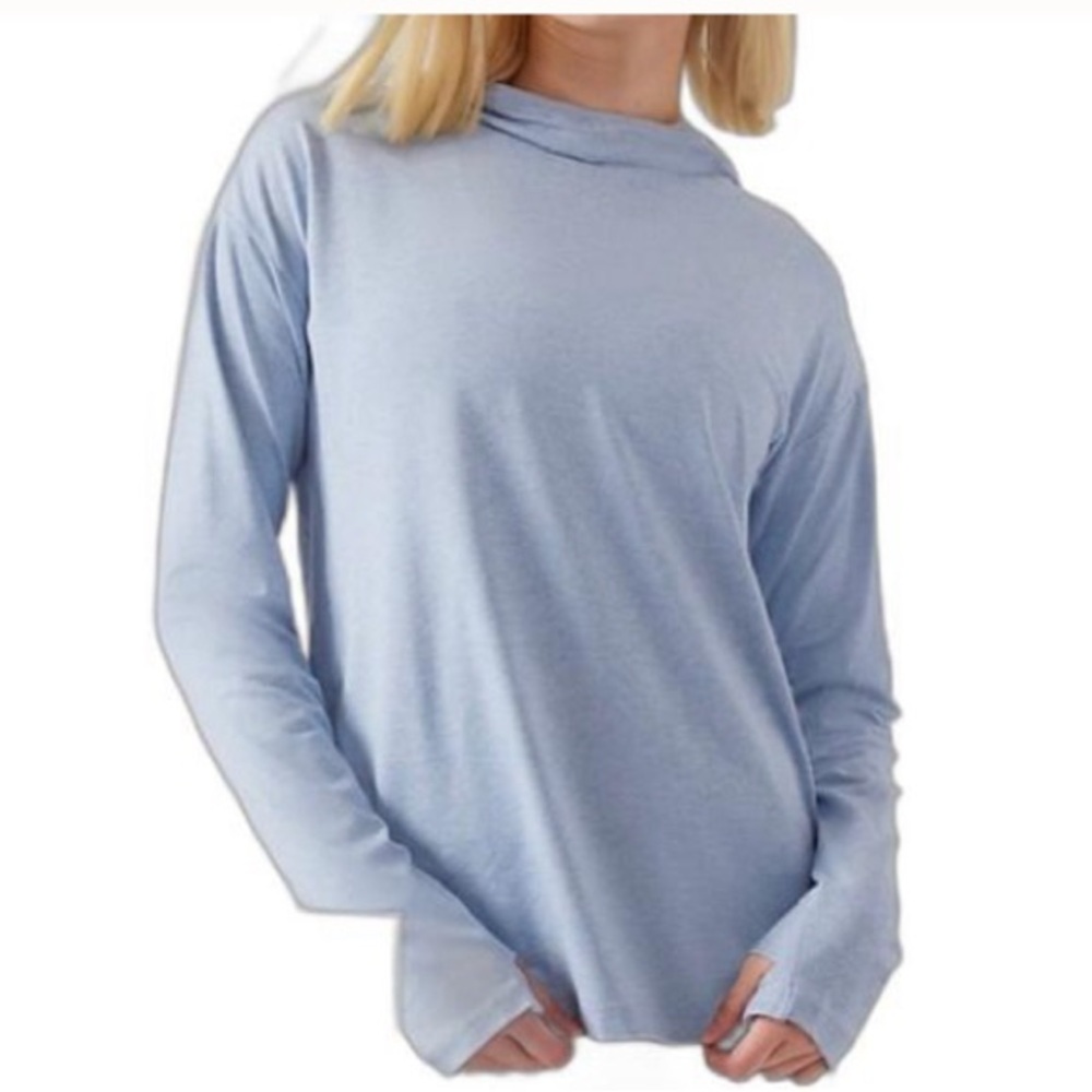 Athleta Uptempo Hoodie Sweatshirt size Small Blue